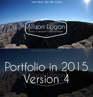 portfolio website version 4 built in 2015