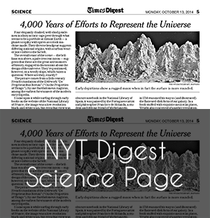 The New Tork Times Digest Science Page