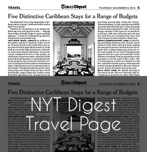 The New Tork Times Digest Travel Page